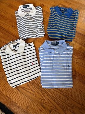 PoloByRalphLaurenMenUnisexBundle4Almost as NewEmbroideredPonyPreppyBreathable L